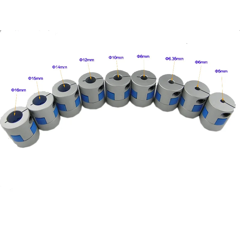 D30*L35 High Strength Flexiable Coupling Aluminium Alloy Plum Model Motor Shaft Coupler with Inner Diameter