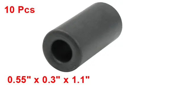 UXCELL 10 Pcs/lot 14x7x28.5mm Metal Toroid Ferrite Cores Dark Gray For Power Transformers Current Transducers Inductors