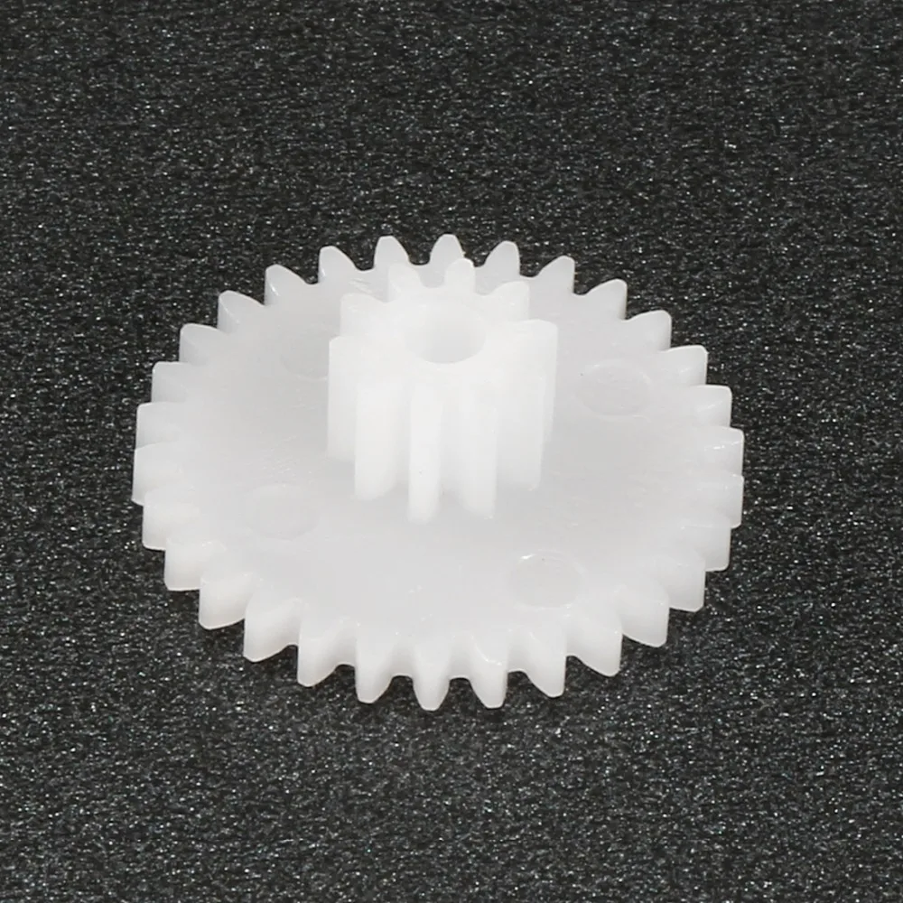 Uxcell 20Pcs/lot 24 Teeth 24102B Plastic Gear 5.7x13mm Toy Accessories 2mm Hole Diameter for DIY Car Robot Motor