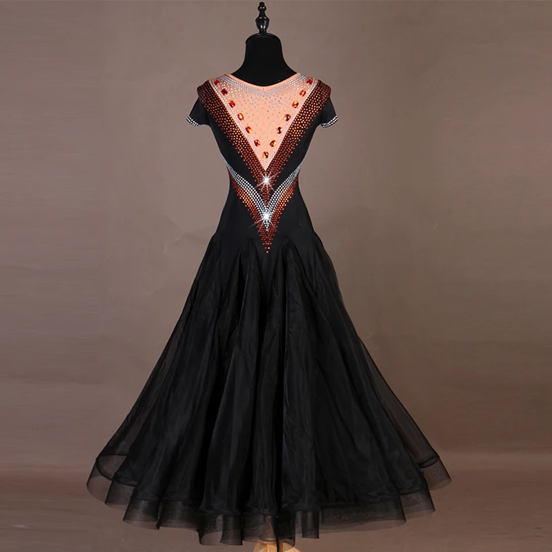 ballroom dress ballroom dance competition dress ballroom waltz dresses standard dance dress festival clothing mq006