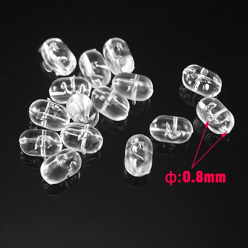 Cuentas de cruz luminosas MNFT – Ovaladas doble perla para pesca