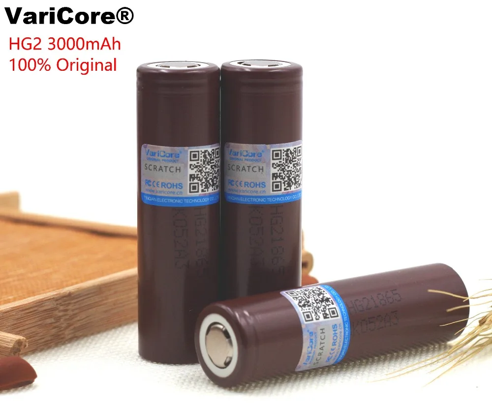 1-10PCS VariCore Original  HG2 18650 3000mAh battery 18650 HG2 3.6V discharge 20A, dedicated electronic  Power battery