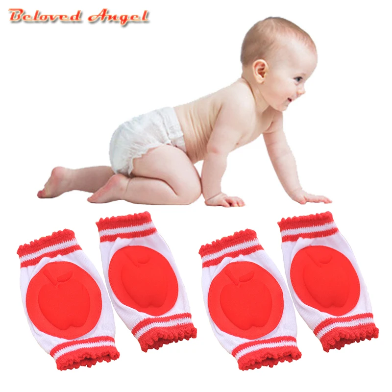 2019 Cotton Cho Bé Hoạt Hình An Toàn Miếng Lót Đầu Gối Tập Bò Tấm Bảo Vệ Trẻ Em Bánh Chè Trẻ Ngắn Kneepad Bé Gái Bé Trai Dây Buộc & Dây Đeo