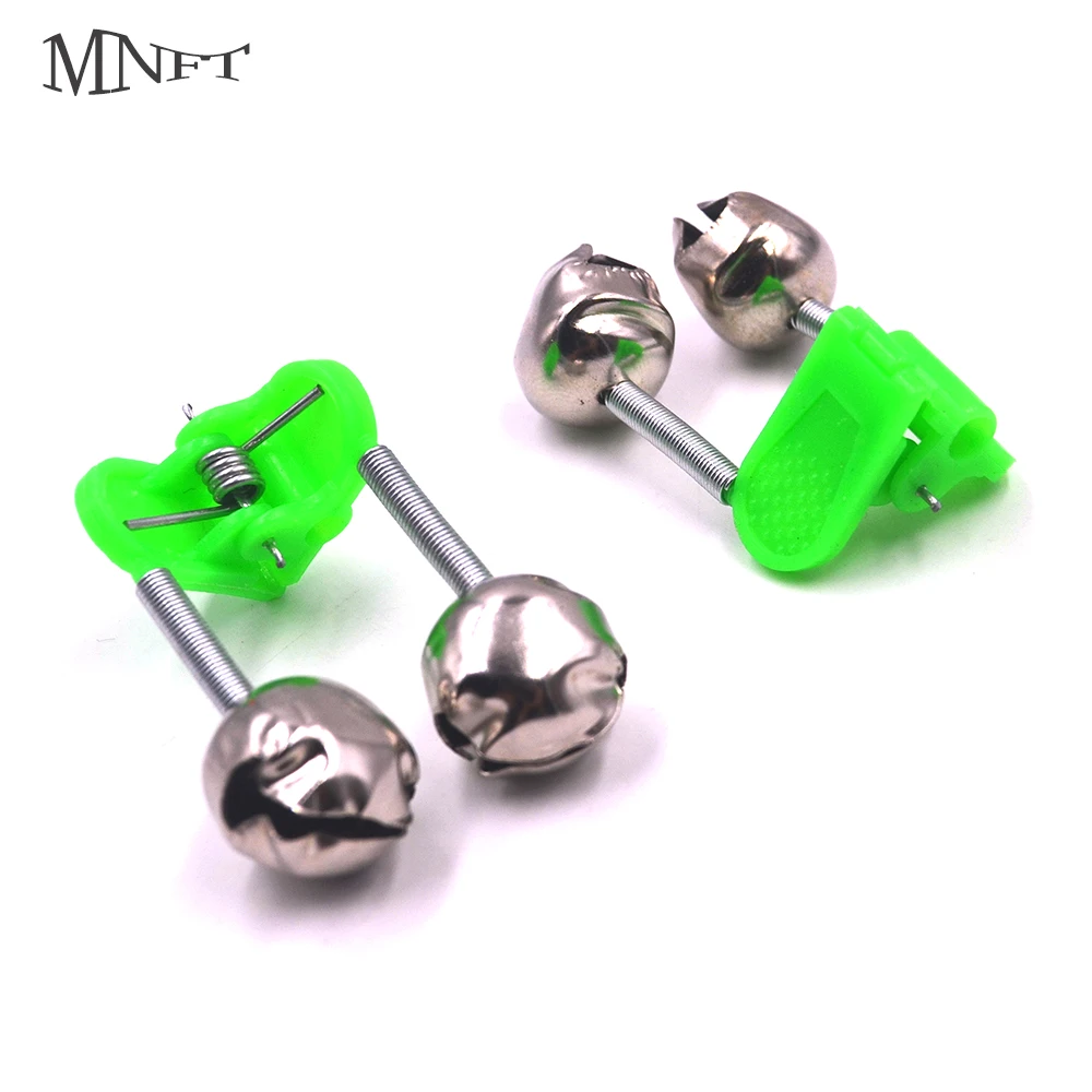 MNFT 3Pcs  Plastic Clamp Fishing Alarm Bell Fishing Rod Tip Bite Alarm Bells Fishing Accessory