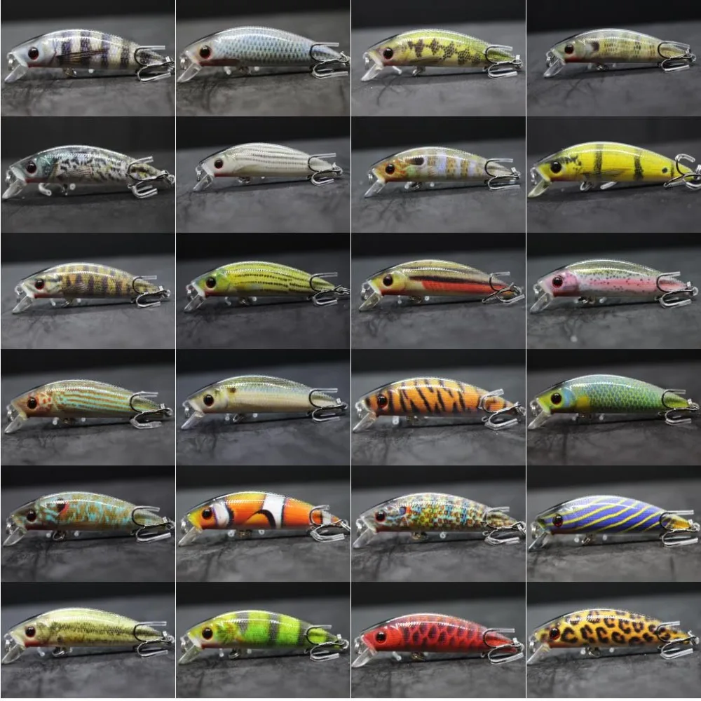 wLure Jerkbait Minnow Crankbait 8g 7cm Tiny Fishing Lure Hard Bait Carp Fishing Fresh Water LifeLike Pattern Fishing HM219