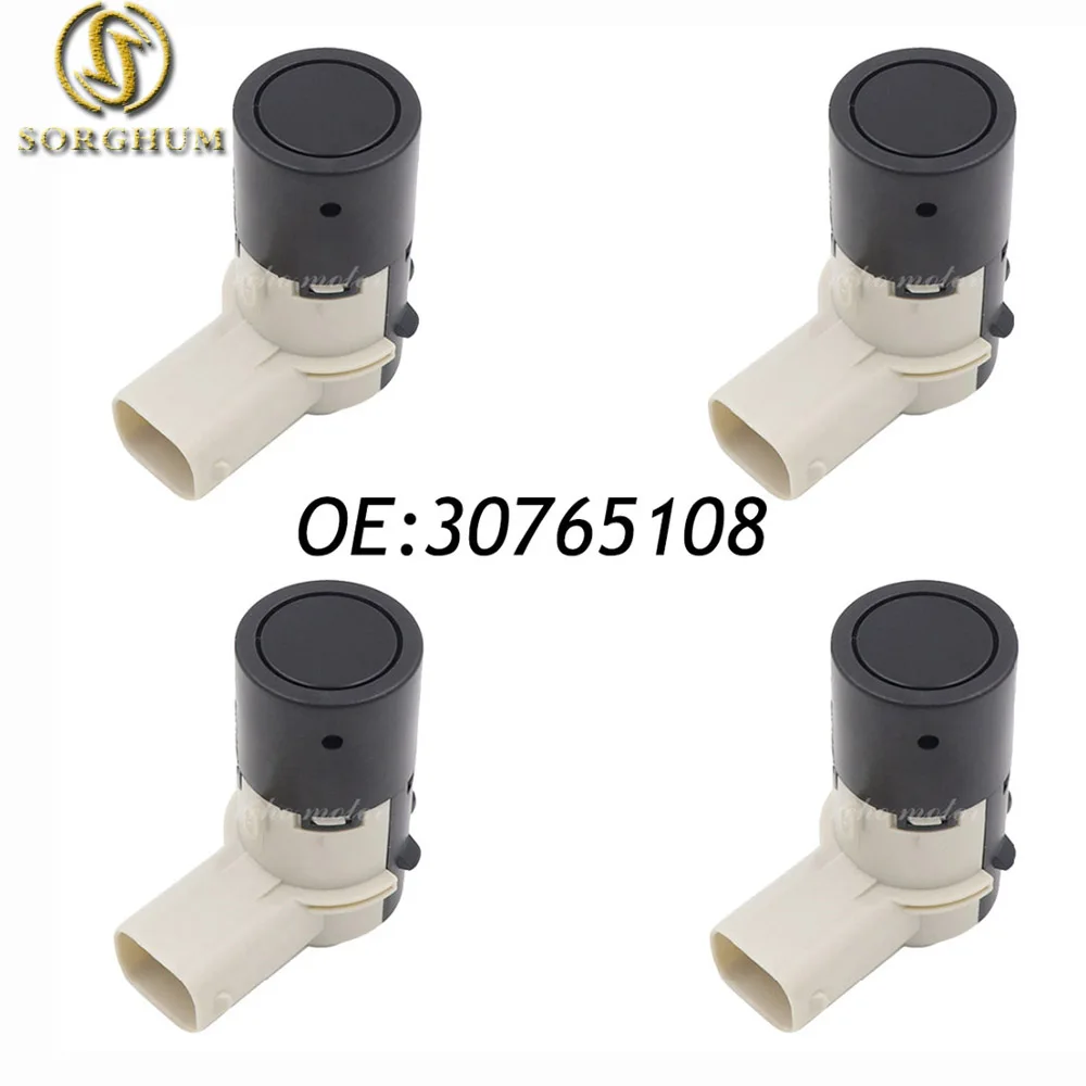 Sensor de aparcamiento PDC para Volvo, C70 para modelos, S40, S60, S80, V50, V70, V70x, XC90, 30765108, 30668099, 30668100, 30765408, 4 unidades