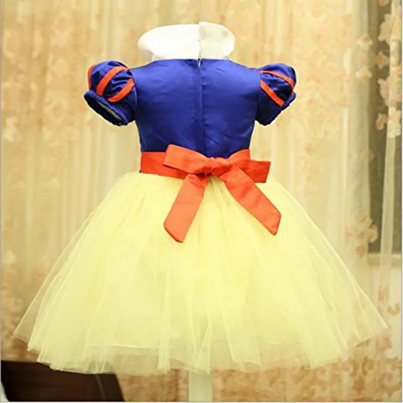 Tonlinker Children Girl Clothing  Princess Dresses Kids Halloween Party Christmas Cosplay Dresses Costume Birthday Party Dress