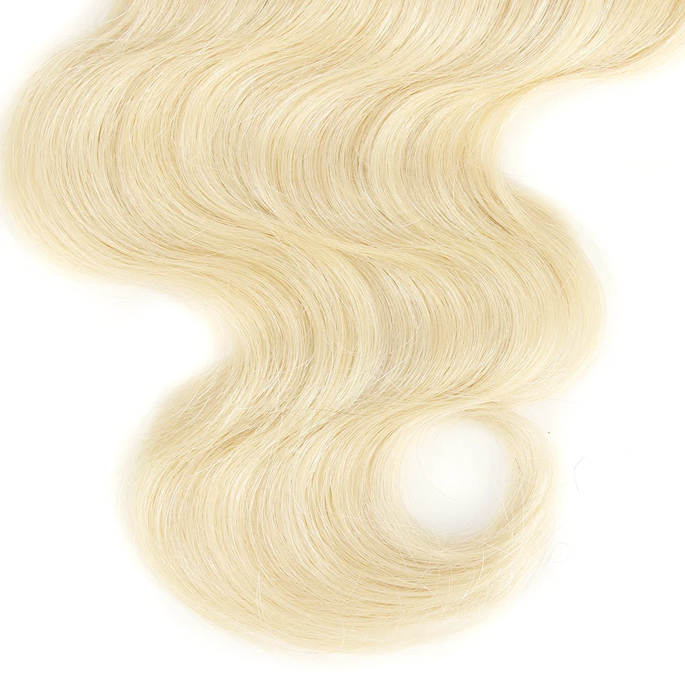 Perruque Lace Closure Brésilienne Remy 613 Naturelle, Cheveux Humains, Body Wave, Blond, Élégant, 3 Parties, Milieu, Document Gratuit, Livraison Gratuite, 100%