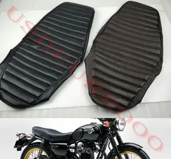 Replacement Seat cover for KAWASAKI EJ W800 W650 W400 all years Black / Brown