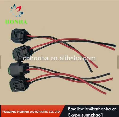 Free shipping 10/20/50/100 pcs/lots high quality 1-967644-1 PA66 2 pin female connector auto wire harness