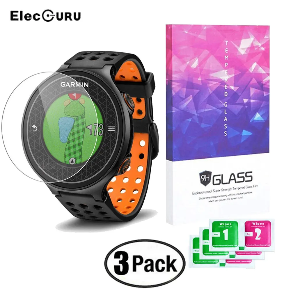 9H Tempered Glass Screen Protector For Garmin Approach S6 Smart Watch HD Explosion-proof Anti Scratch Screen Protective Film