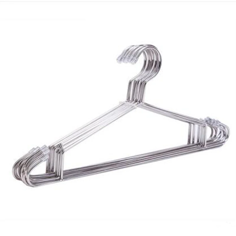 

10pcs/lot 42cm-45cm Antiskid clothes hanger/Stainless steel hanger