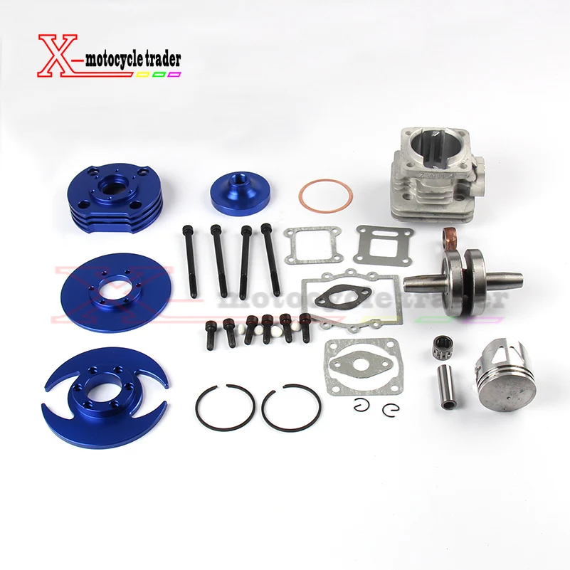 2-stroke 44mm accessory Racing Big Bore 53cc 54cc Top Kit Piston 49cc Engine Pocket Bike Dirt ATV Motorcycle Group