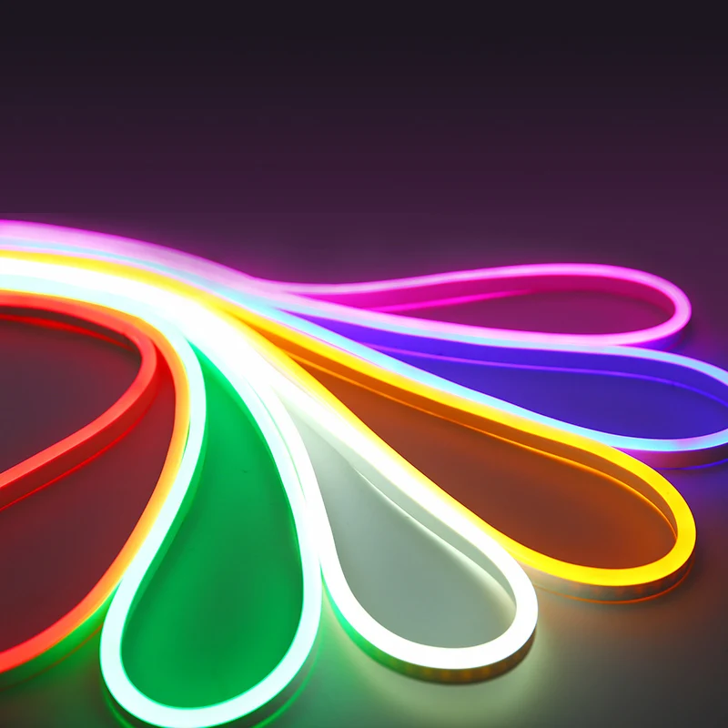1-50ms Waterproof DC12V IN LED Light Strip SMD 2835 120LEDs/M Flexible Neon Strip for Led luminous word landscape lighting