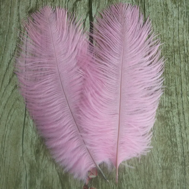 50pcs pretty pink ostrich feathers High Quality 6-8inches/15-20 cm Christmas Birthday Wedding Party DIY Decorations Plumage