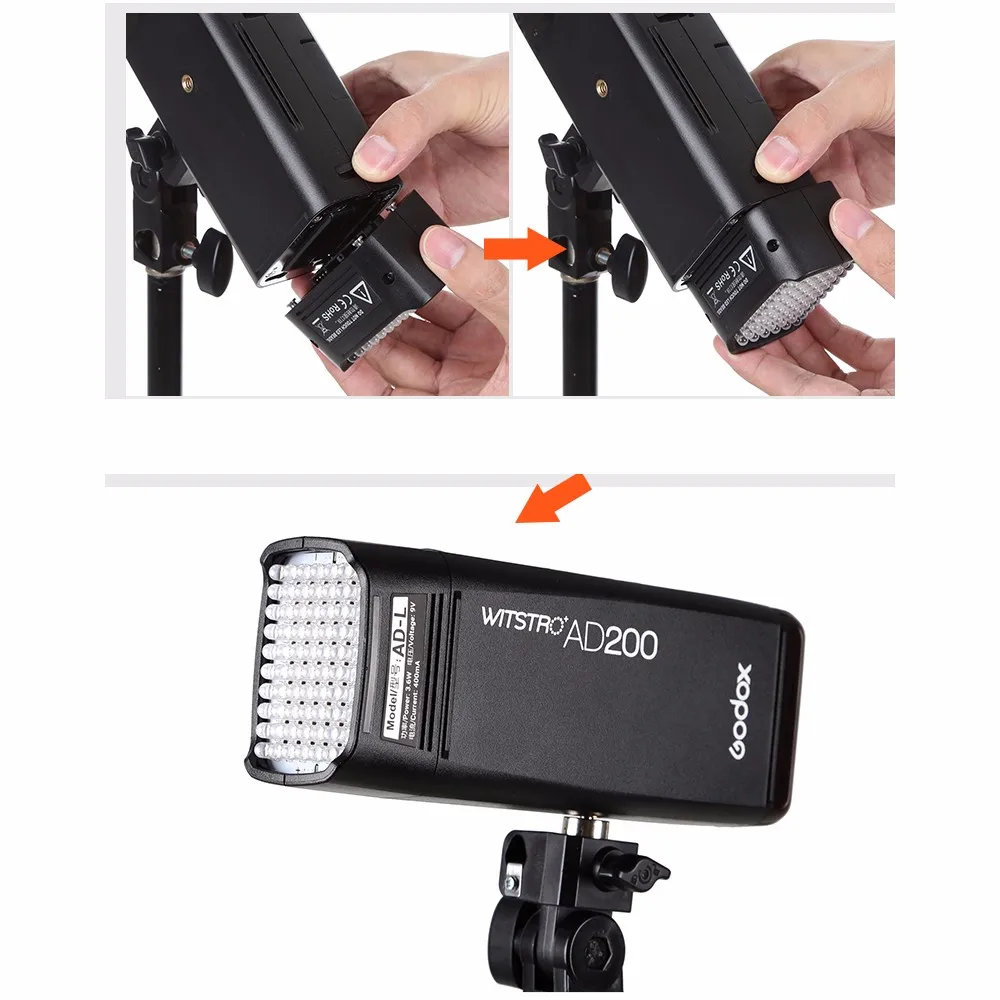 

Godox AD-L LED Light Head Dedicated for AD200 Portable Outdoor Pocket Flash Accessories 60PCS LED Lamp