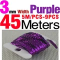 9PCS 3mm purple