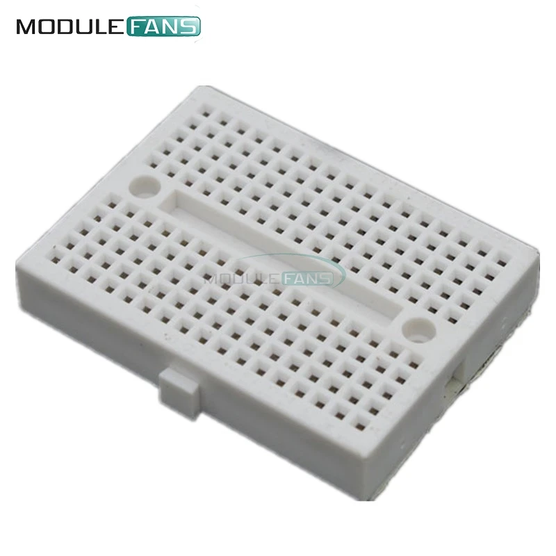 2PCS White Mini Solderless Breadboard SYB-170 Prototype Experiment Test Protoboard 170 Tie-Points For Arduino Shield