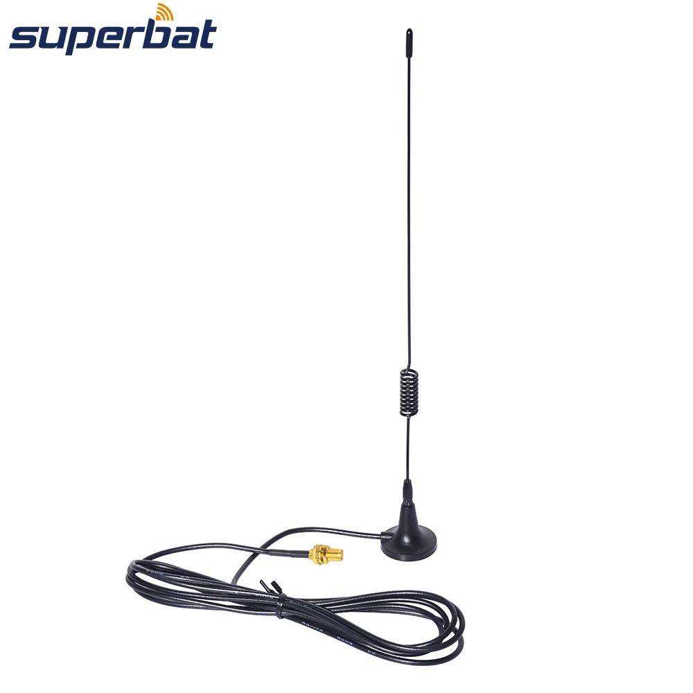 Superbat 144MHz/430Mhz Magnetic Base Antenna SMA Female Connector for Baofeng UV-82 UV-5R BF-888s