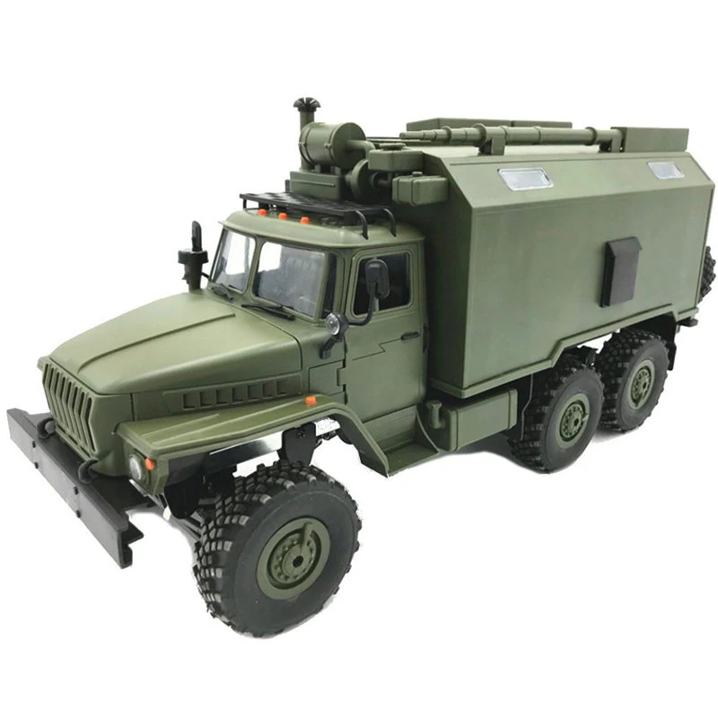 WPL B36 Ural 1/16 2.4G 6WD Rc Car Military Truck Rock Crawler Command Communication Vehicle Toy