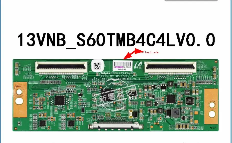 13VNB_S60TMB4C4LV0.0 with difference bard code Logic board for / connect with T.L48A71C 1444 LVF480NE4L T-CON connect board