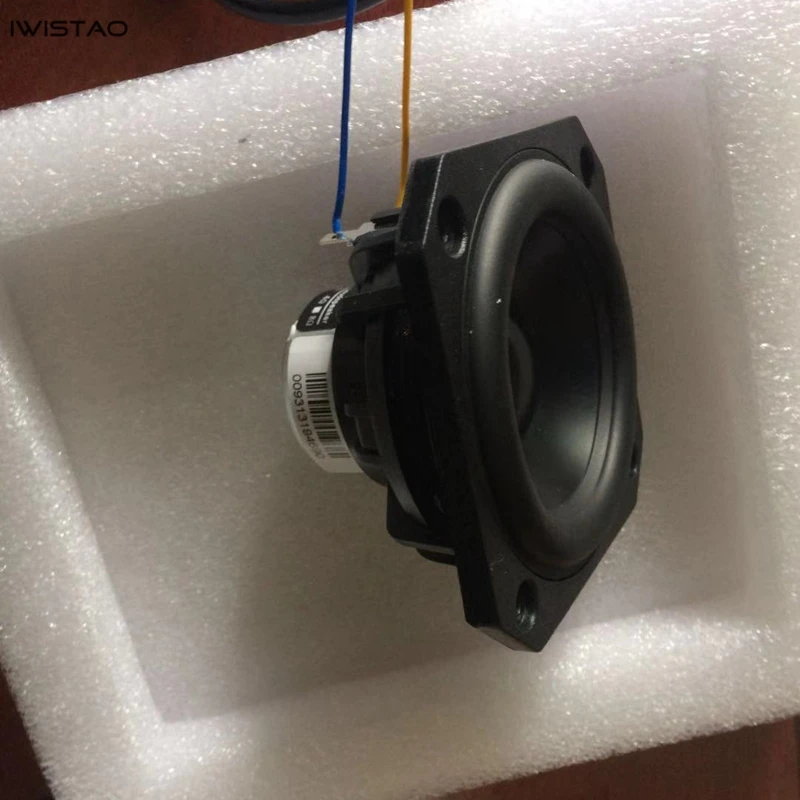 IIWISTAO HIFI 3 بوصة وحدة مكبر صوت كاملة المدى 25W81hz-20KHZ 87 (3dB) NdFeB مخروط ألومنيوم مؤكسد قوي 4/8 أوم