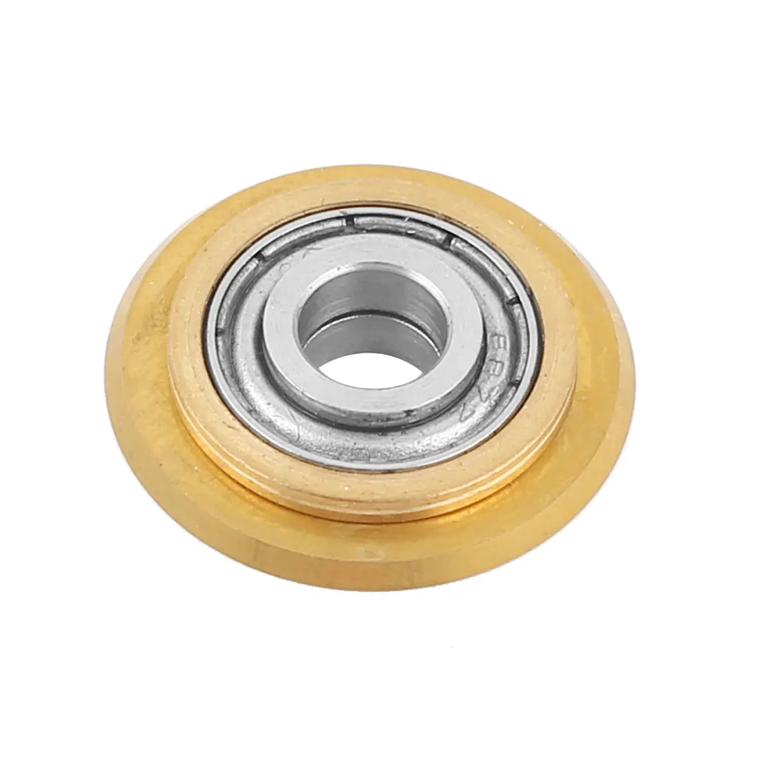 UXCELL Rotary Bearing Wheel Replacement For Cutting Machine Manual Tile Brick Cutter Accessories 22mm Brass Tone