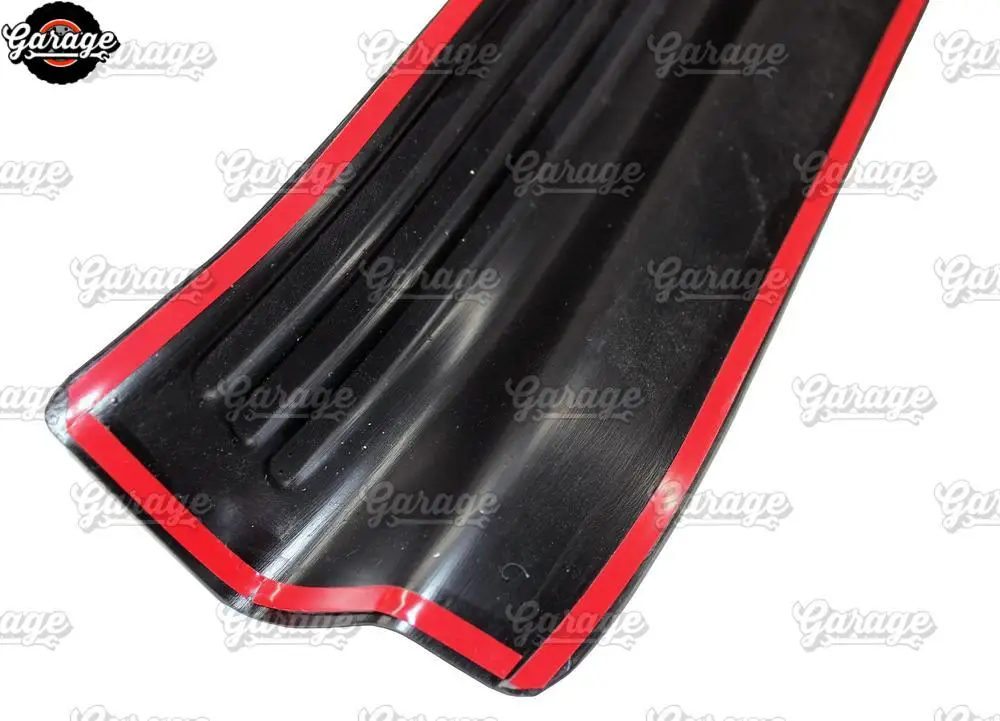 Guard covers on door sills for Skoda Rapid 2013-2020 ABS plastic pads accessories protective plates scratches car styling tuning