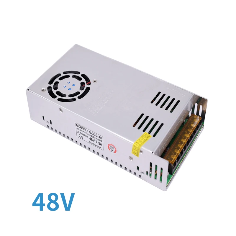 DC 48v switching power supply, high power 10A7.5A5A industrial grade 110V/220v AC power supply module