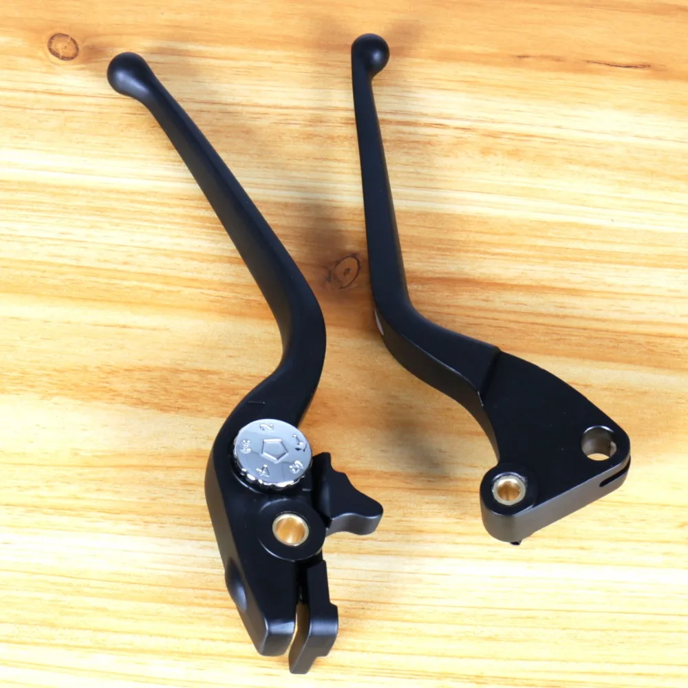 1Pair Black Shallow Cut Brake Clutch Lever Set For Victory 08 09 10 11 12 13 14 15 Hammer 8 Ball Sport Intl