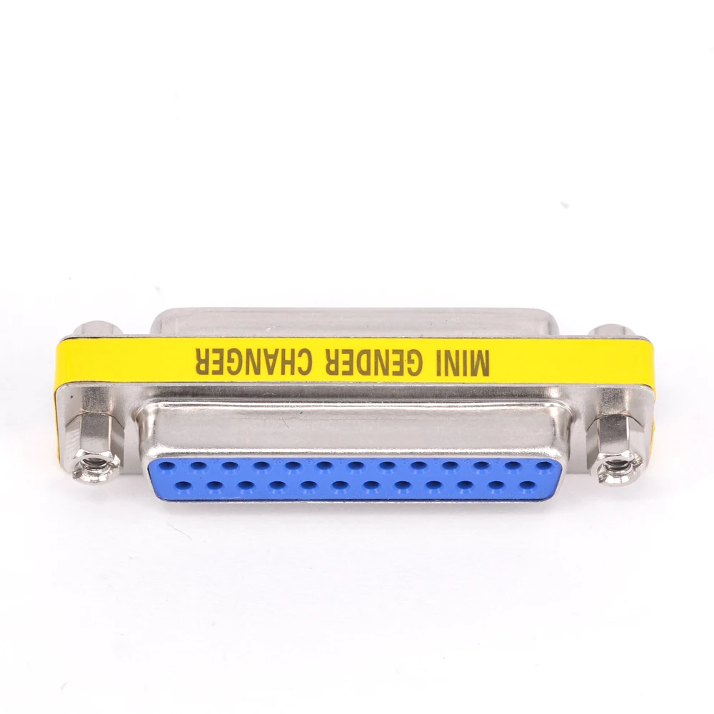 D-SUB DB25 Female to Female Connector Adapter Mini Gender Changer Printer Parallel LPT Port F TO F