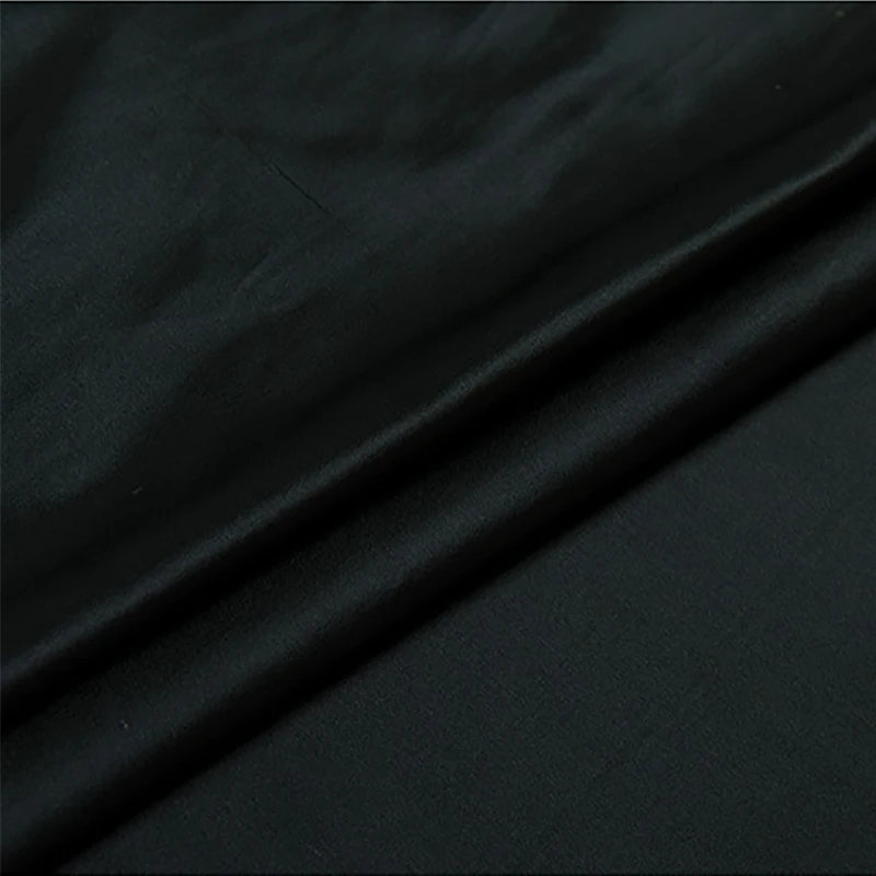 new arrival brocade yarn dyed black color fabric for patchwork felt tissue telas dress bed sheet children cloth coat 100x75cm