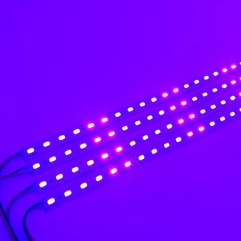 10pcs/lot LED Grow Lights Bar Tubes SMD 5730 DC 12V Led Plant Lights Aquarium Greenhouse Hydroponic Plant