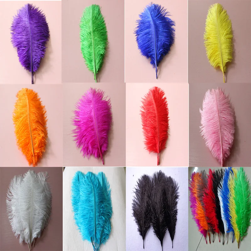 

Wholesale Hot Selling 500pcs beautiful 8-10 inches/20-25cm natural ostrich feathers Wedding Decoration