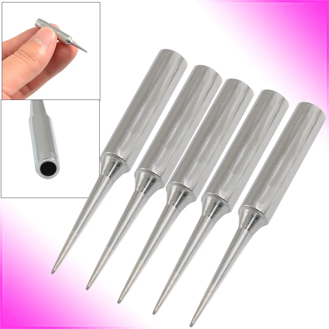 UXCELL 5Pcs 900M-T-Li Soldering Iron Tips 0.8Mm Point Diameter Great Replacement Tip for Your Standard Soldering Iron Hot Sale