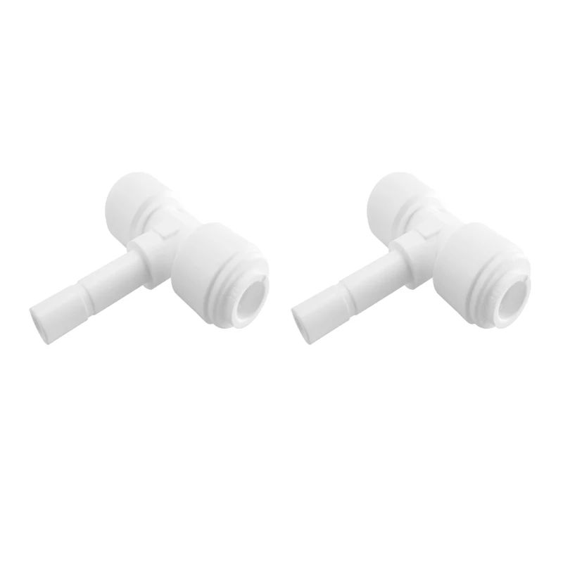 Stem Tak Tee 1/4 "Quick Connect Fitting Onderdelen Voor Water Filters En Ro Systemen-2 Pack