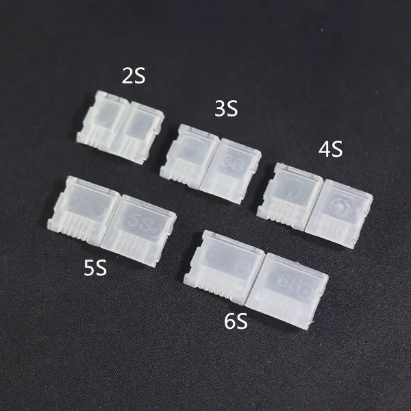 10pcs AB buckle clip 2s 3s 4s 5s 6s Model lithium battery balancing head protector balance plug connector protector