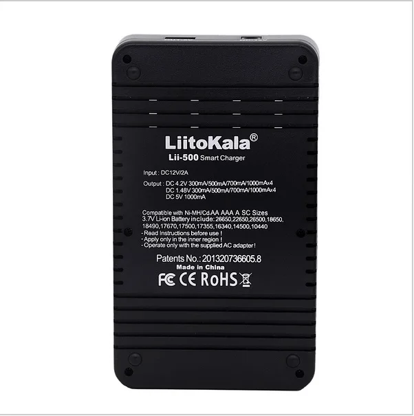 LiitoKala lii-500 lii-402 LCD 3.7V 1.2V 18650 26650 16340 14500 10440 18500 20700B 21700 Chargeur de batterie avec écran