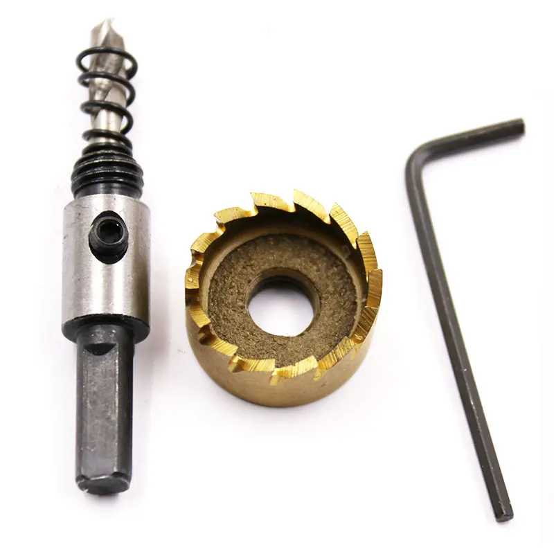 JIGONG-Juego de sierras de copa HSS, brocas de aleación de Metal de acero inoxidable, cortador de sierra Holw para Tools16-30mm del hogar, alta calidad, 5 unidades