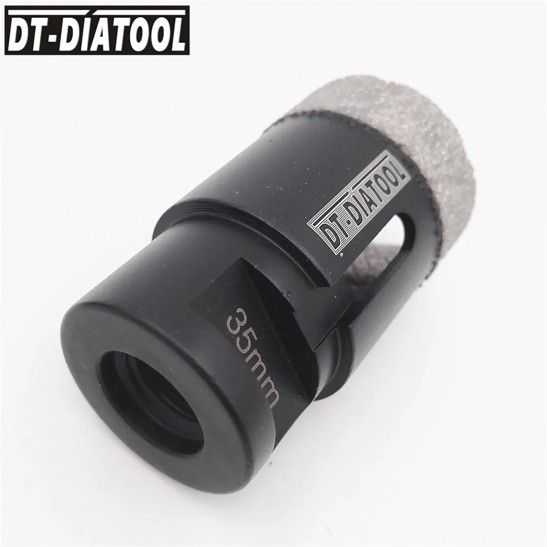 DT-DIATOOL 2 قطعة قطرها 35 مللي متر الجافة الماس الحفر الأساسية بت فراغ صنع من النحاس هول المنشار المهنية جودة الحفر بت M14 موضوع