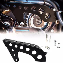 Motorcycle Front Pulley Guard Black Drive Pulley Cover For Harley Sportster XL 883 1200 48 72 SuperLow Nightster 2004-2018 Model