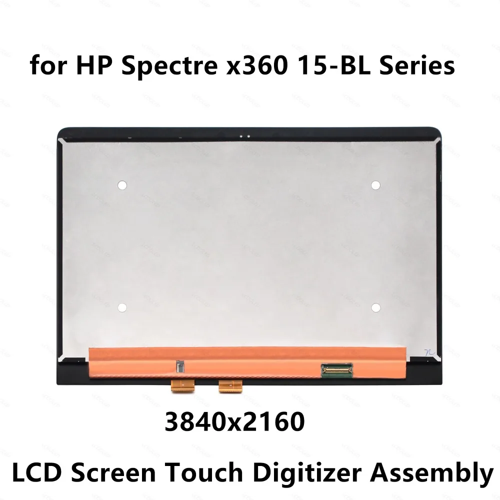 

for HP Spectre 15-bl100nb 15-bl100nc 15-bl100nf 15-bl100no 15-bl100nv 3840x2160 LCD Display Touchscreen Glass Digitizer Assembly