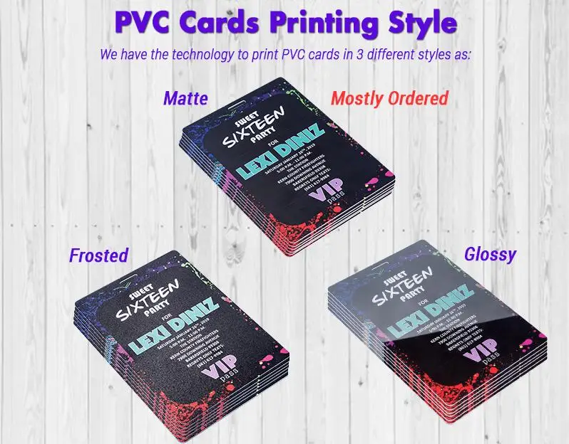 uv id card printer PVC Card Plastic Staff ID Cards Personalized Photo Membership Cards 0.76-1mm thickness NO MOQ