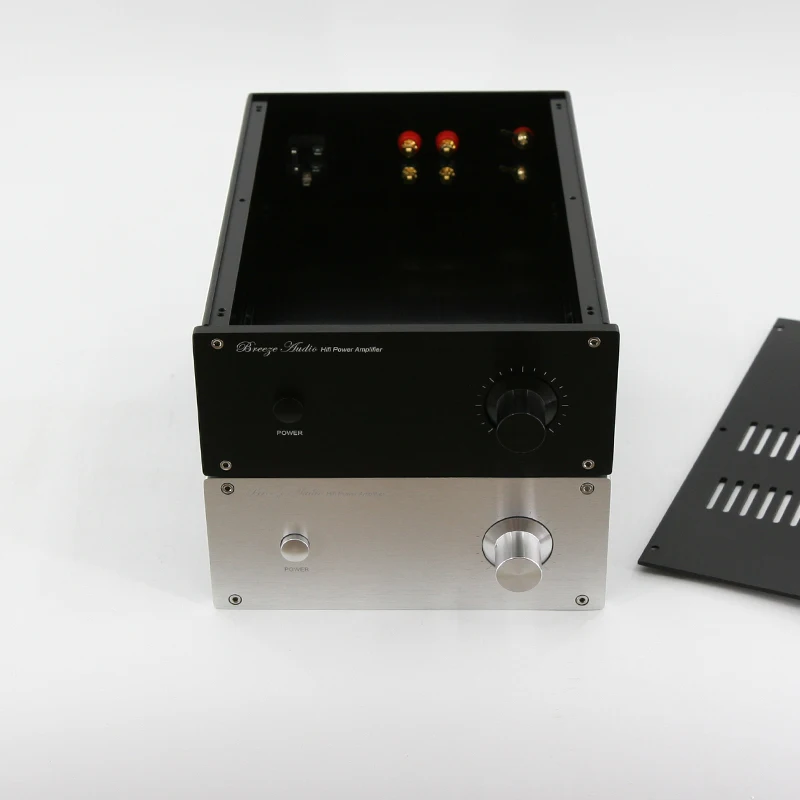 JC229 جميع الألومنيوم مكبر كهربائي الهيكل قبل أمبير الضميمة الصوت أمبير صندوق لتقوم بها بنفسك صندوق 220 مللي متر * 90MM2311MM