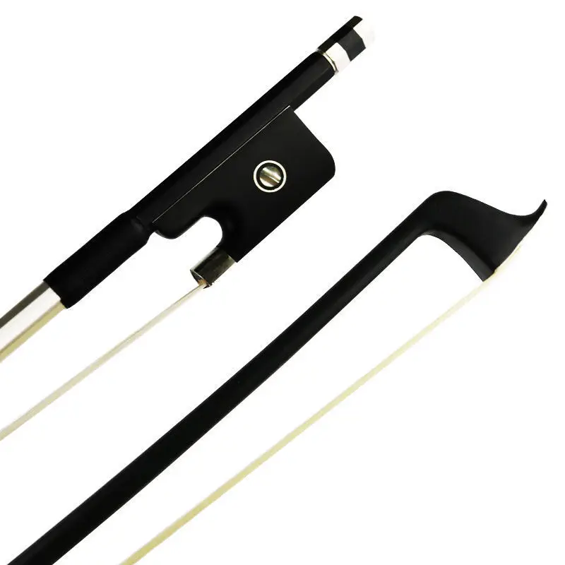 High quality advanced black Carbon fiber Cello bow 1/4-4/4,ebony frog