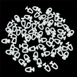 60pcs Curtain Pulley Plastic Rail Curtain Modern Home Improvement Windows Curtains Hardware Accessories Supplies