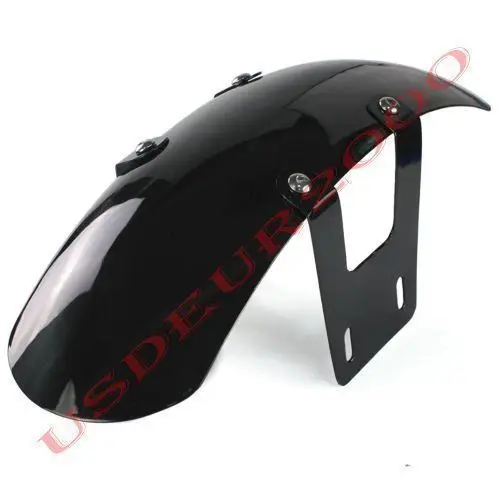 Short 40cm Metal Steel Bobbed Front Fender mudguard for KAWASAKI W800 W650 W400 all years Black Chrome