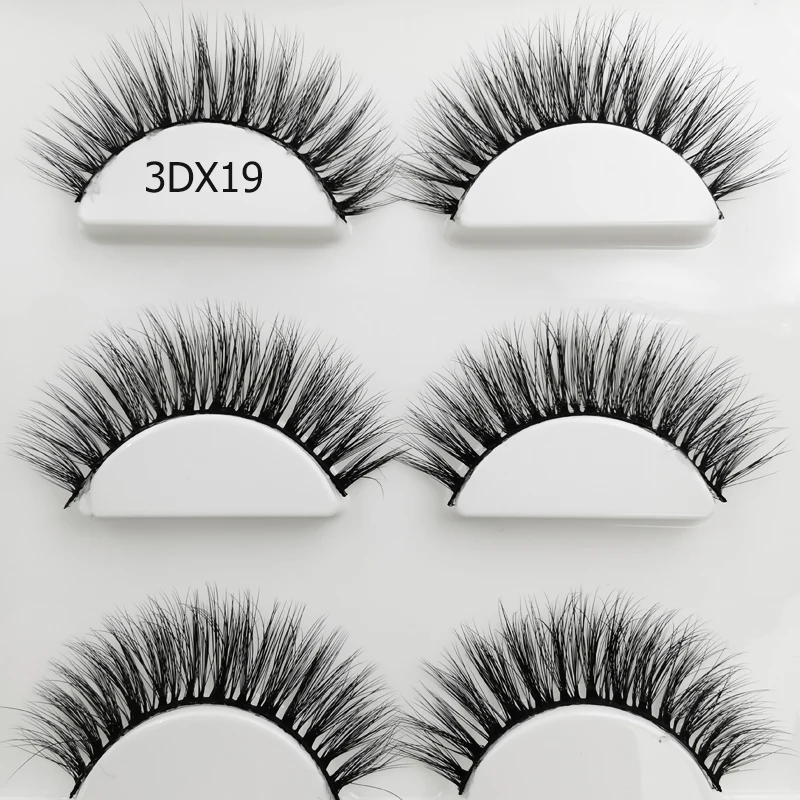 SHIDISHANGPIN Ciglia Ciglia di visone Ciglia lunghe naturali 100% visone cruelty free Ciglia finte Trucco ridutile di alta quanlity