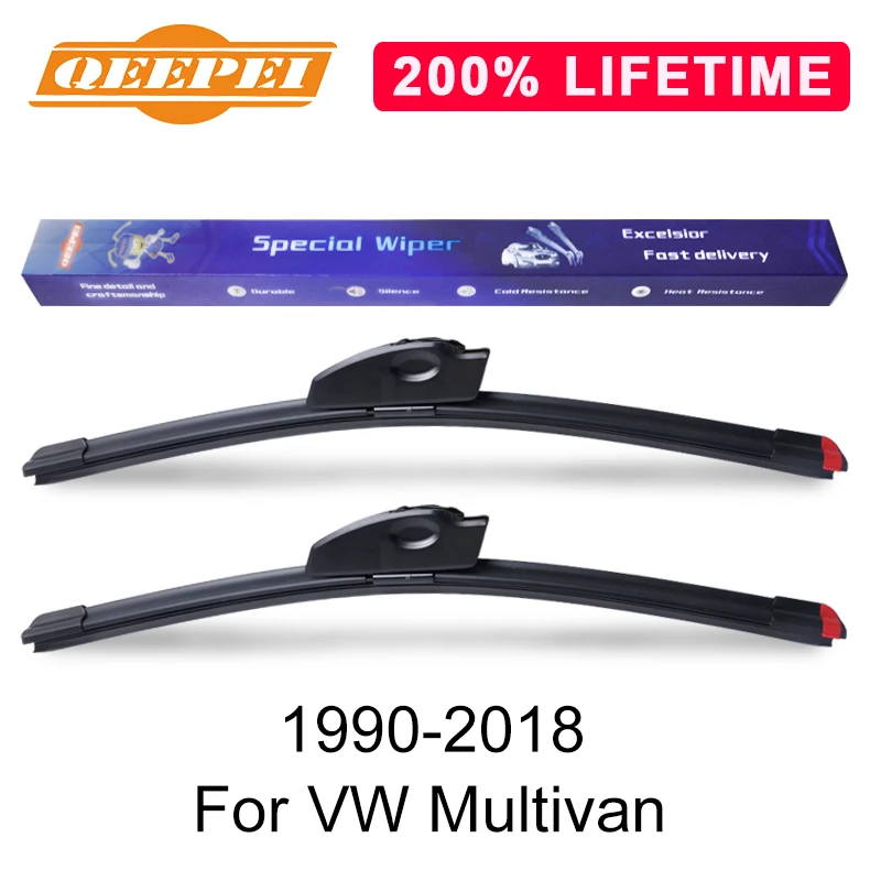 

QEEPEI Replace Wiper Blade For VW Multivan 1990-2018 Silicone Rubber Windshield Windscreen Wiper Auto Car Accessories