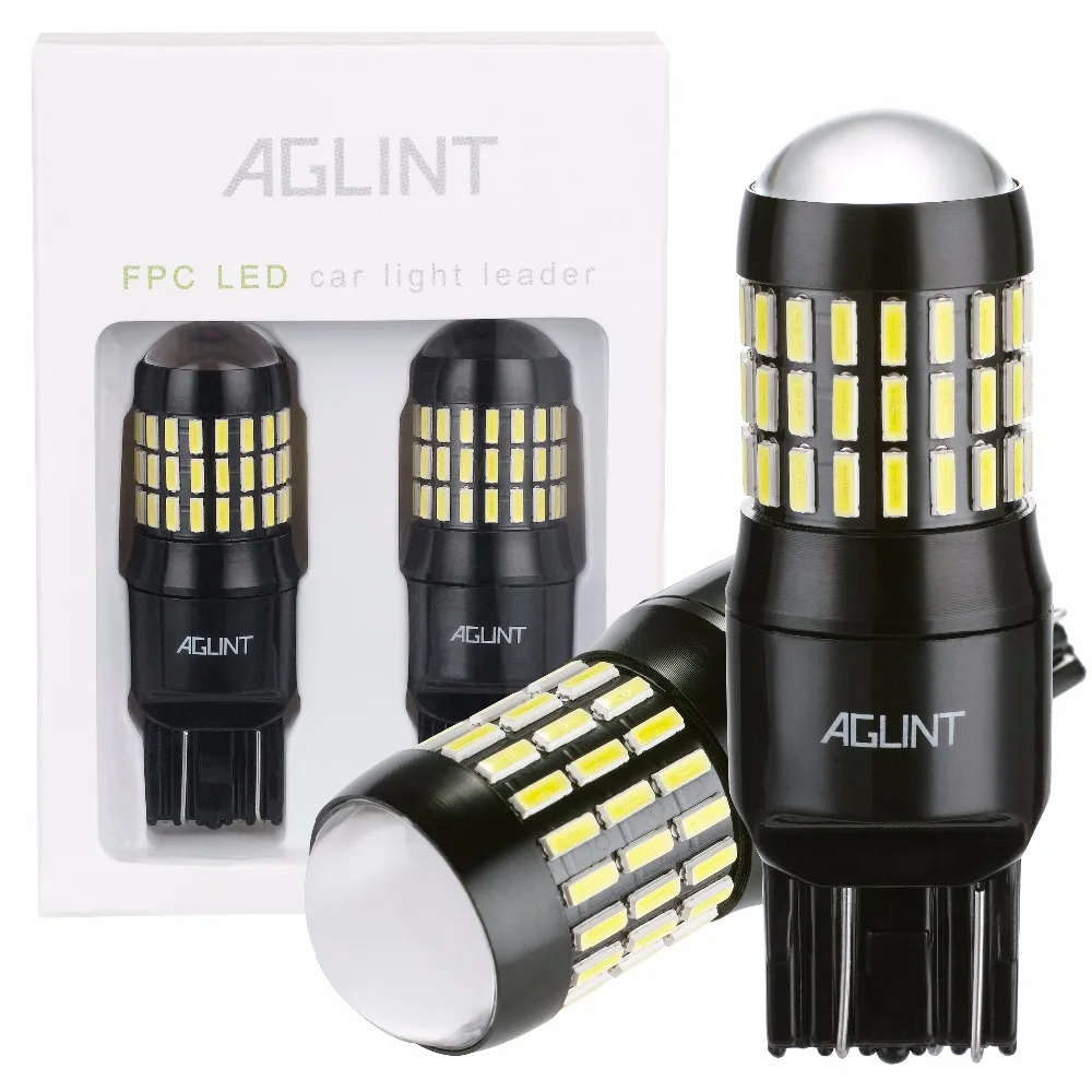 

AGLINT 2 шт. T20 7440 7443 W21/5 Вт Светодиодный автомобильные лампы 4014 66 SMD индикатор сигнала поворота заднего тормоза белый красный желтый 12-24 В